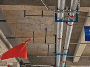 清水管廊支架的安装方法